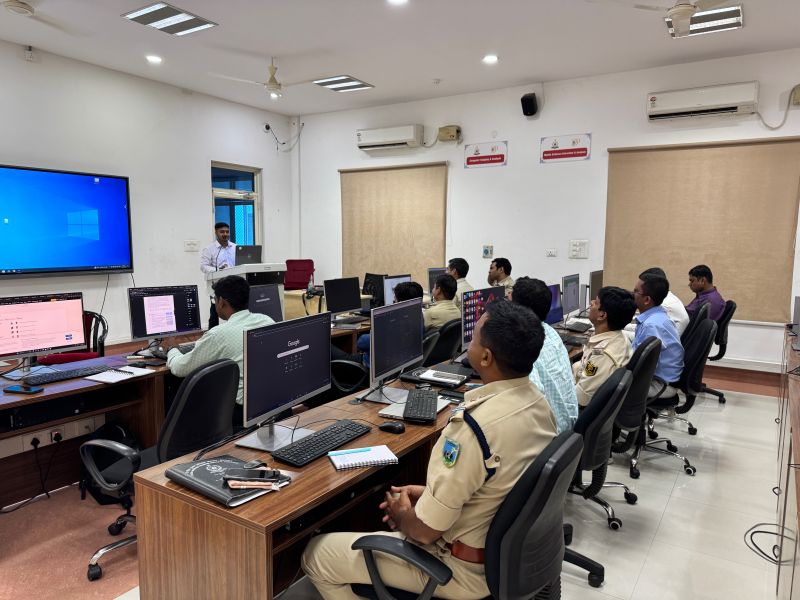 Officers attending crypto and dark web forensics training