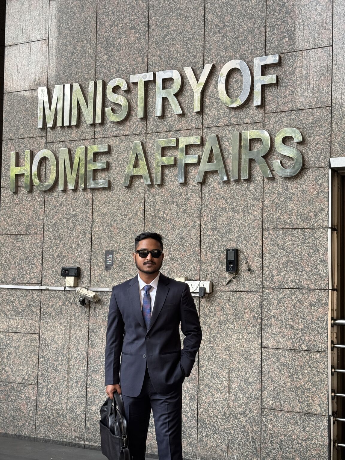 Demonstrating Hornet at the Ministry of Home Affairs
