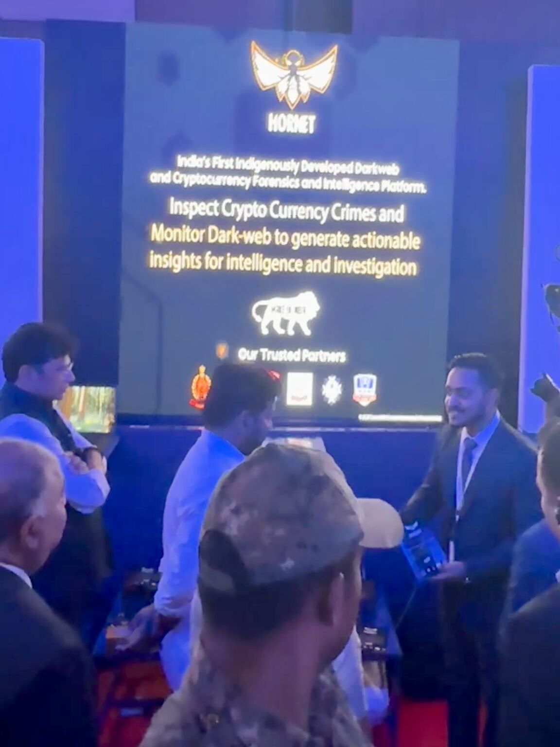 Hon. CM Shri Revanth Reddy visiting Hornet at SHIELD 2025
